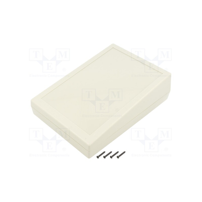 1 pcs x GAINTA - G1188G - Enclosure: desktop, X: 134mm, Y: 189mm, Z: 54.6mm, ABS, light grey