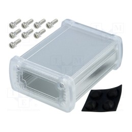 1 pcs x GAINTA - ALUG702SR080-C -AS - Enclosure: multipurpose, X: 68.7mm, Y: 89mm, Z: 35.2mm, aluminium