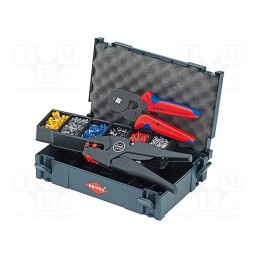 1 set x KNIPEX - 97 90 10 - Kit: for crimping, Kit: crimping tools,insulated ferrules