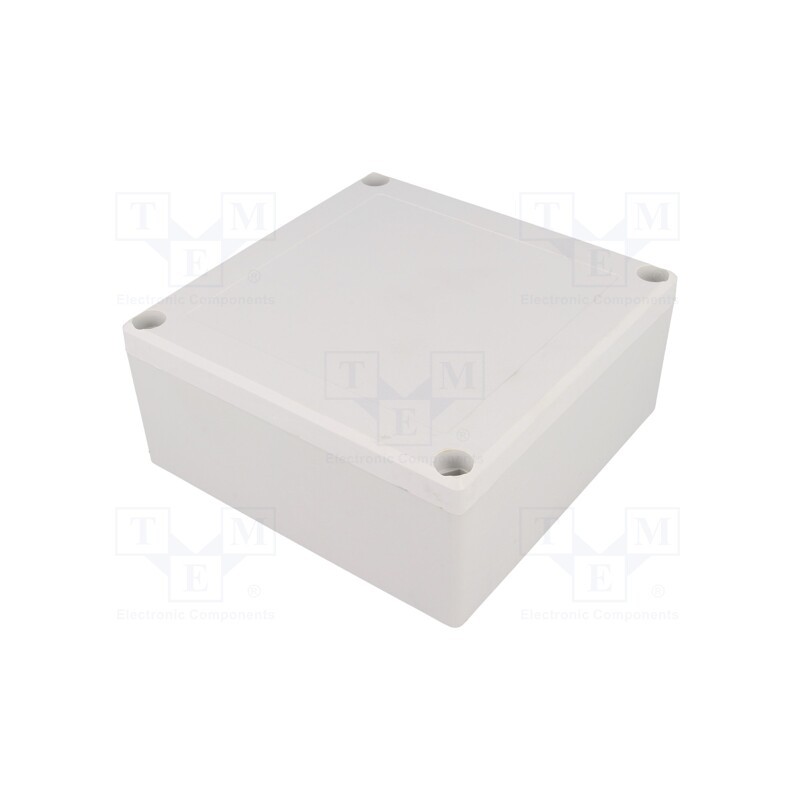 1 pcs x MASZCZYK - KM-500 GY - Enclosure: multipurpose, X: 133mm, Y: 133mm, Z: 59mm, ABS, grey, IP55