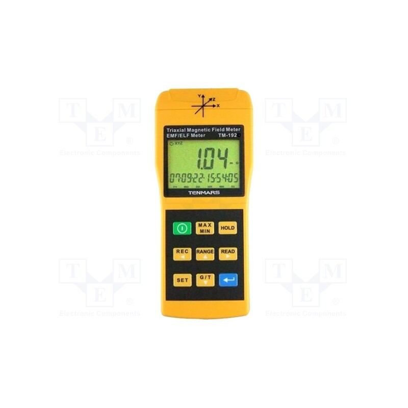 1 pcs x TENMARS - TM-192D - Meter: electric field strength, Display: LCD, 173x80x32mm