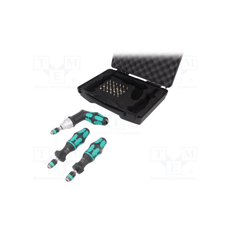 1 set x WERA - 5074739001 - Kit: screwdrivers, torque, hex key,Torx®,Torx® PLUS, 27pcs.