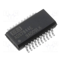 1 pcs x TEXAS INSTRUMENTS - ADS7844E - IC: A/D converter, Ch: 8, 12bit, 200ksps, 2.7÷5.25V, SO20