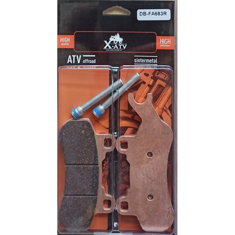 Can am Maverick Traxter Defender brake pads