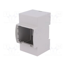 1 pcs x ITALTRONIC - 25.0310000.BL - Enclosure: for DIN rail mounting, Y: 90mm, X: 53.5mm, Z: 62mm, grey