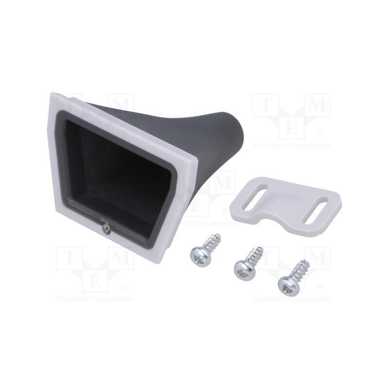 1 set x HAMMOND - 1552DPGKITGY - Strain relief, HM-1552D1GY,HM-1552D3GY,HM-1552D5GY, light grey