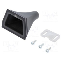1 set x HAMMOND - 1552DPGKITBK - Strain relief, HM-1552D1BK,HM-1552D3BK,HM-1552D5BK, black
