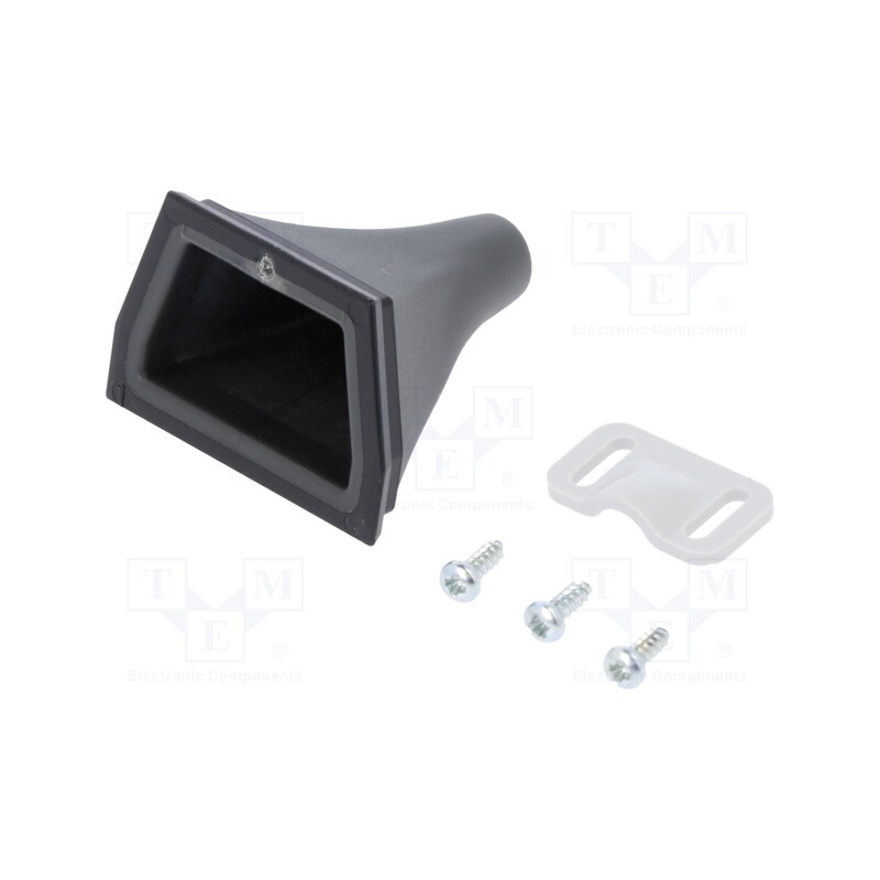 1 set x HAMMOND - 1552DPGKITBK - Strain relief, HM-1552D1BK,HM-1552D3BK,HM-1552D5BK, black