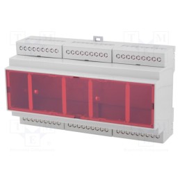 1 pcs x GAINTA - D9MG-IRC - Enclosure: for DIN rail mounting, Y: 90.2mm, X: 159.5mm, Z: 57.5mm