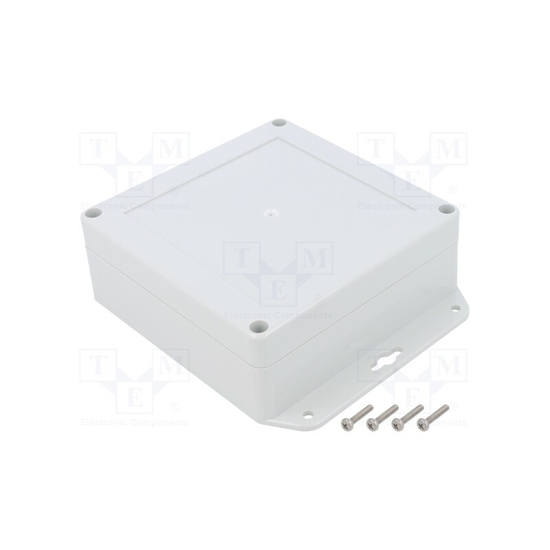 1 pcs x KRADEX - ZP120.120.45UJH TM PC - Enclosure: multipurpose, X: 120mm, Y: 120mm, Z: 45mm, ZP, light grey