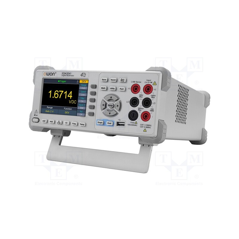 1 pcs x OWON - XDM3041 - Benchtop multimeter, LCD 4,5', 480x320, Sampling: 150x/s, 20÷1MHz