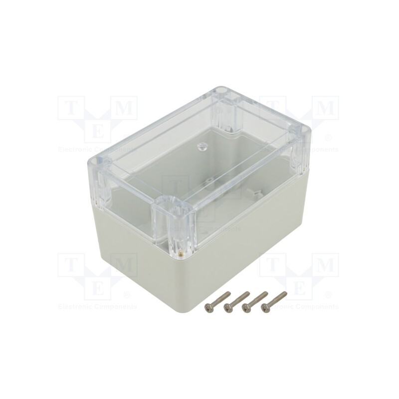 1 pcs x KRADEX - ZP120.80.75JPH TM PC - Enclosure: multipurpose, X: 80mm, Y: 120mm, Z: 75mm, ZP, light grey