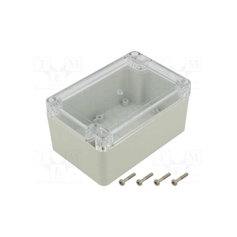 1 pcs x KRADEX - ZP120.80.60JPH TM PC - Enclosure: multipurpose, X: 80mm, Y: 120mm, Z: 60mm, ZP, light grey
