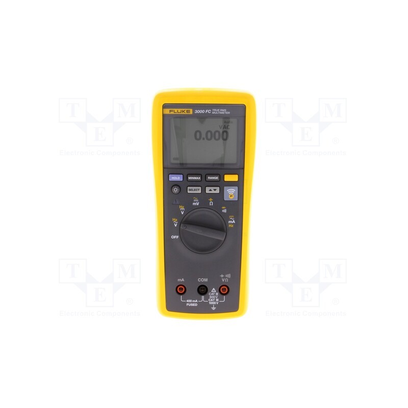 1 pcs x FLUKE - FLUKE 3000 FC - Digital multimeter, Bluetooth, LCD, VDC: 600mV,6V,60V,600V,1kV