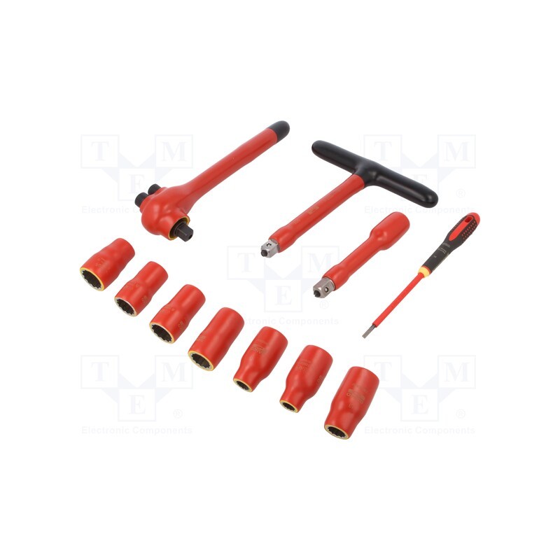 1 set x BAHCO - 7811DMV - Kit: insulated socket wrenches, 11pcs.