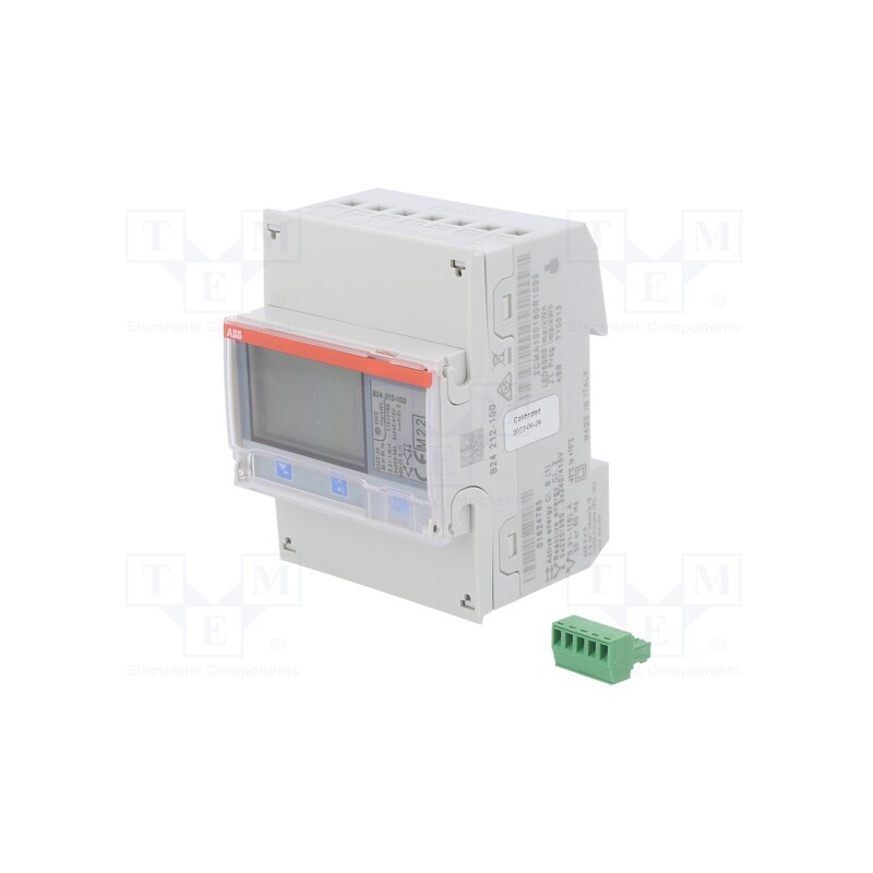 1 pcs x ABB - 2CMA100180R1000 - Counter, digital,mounting, for DIN rail mounting, three-phase