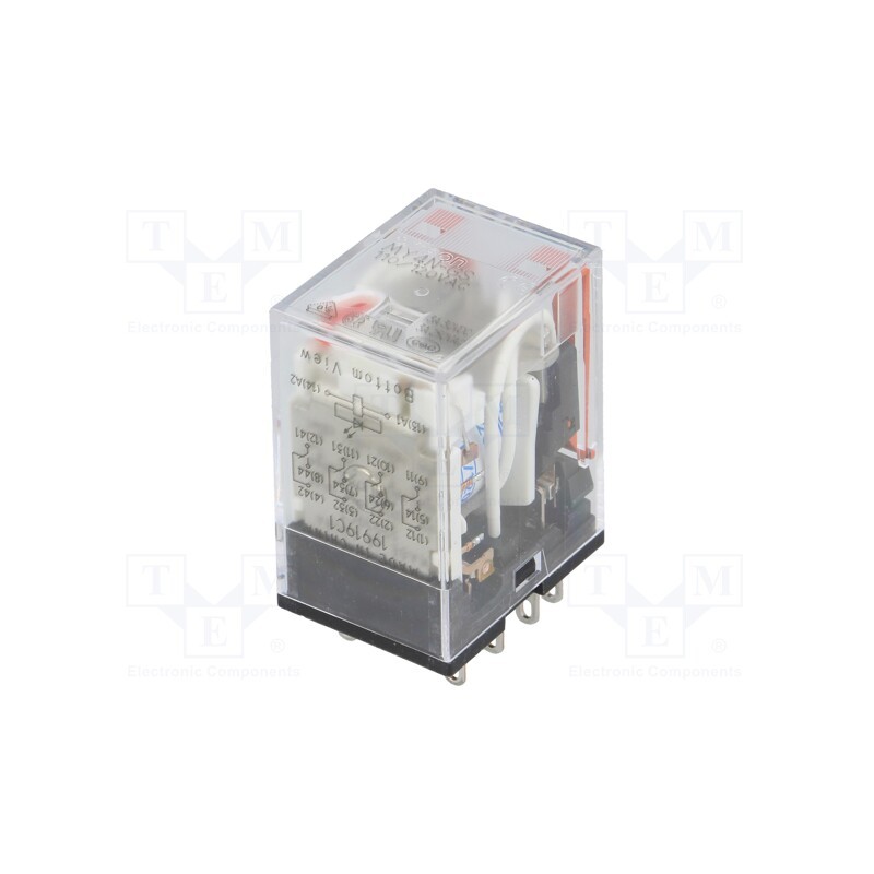1 pcs x OMRON - MY4N-GS 110/120VAC - Relay: electromagnetic, 4PDT, Ucoil: 120VAC, Icontacts max: 3A