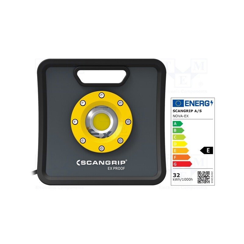 1 pcs x SCANGRIP - NOVA-EX - Lamp: working, 6000K, IP65, with holder, 1700lm,3400lm, W: 266mm