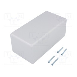 1 pcs x HAMMOND - 1594DSGY - Enclosure: multipurpose, X: 66mm, Y: 131mm, Z: 55mm, 1594, ABS, grey