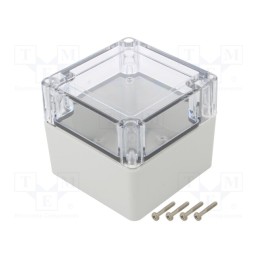 1 pcs x KRADEX - ZP90.90.75SJP TM ABS-PC - Enclosure: multipurpose, X: 90mm, Y: 90mm, Z: 75mm, ZP, ABS, IP67