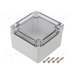 1 pcs x KRADEX - ZP90.90.60SJP TM ABS-PC - Enclosure: multipurpose, X: 90mm, Y: 90mm, Z: 60mm, ZP, ABS, IP67