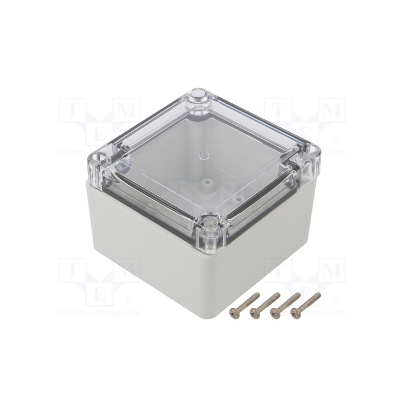 1 pcs x KRADEX - ZP90.90.60SJP TM ABS-PC - Enclosure: multipurpose, X: 90mm, Y: 90mm, Z: 60mm, ZP, ABS, IP67
