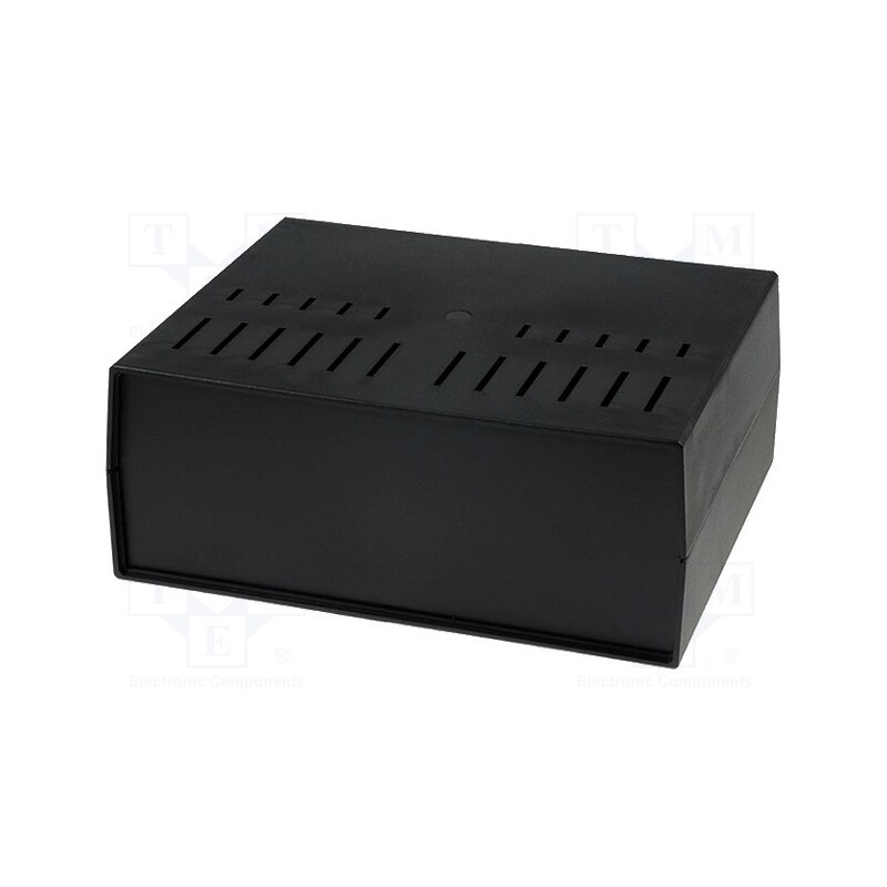 1 pcs x KRADEX - Z39W - Enclosure: with panel, vented, X: 294mm, Y: 217mm, Z: 120mm, black