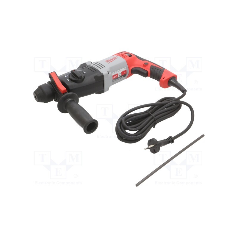 1 pcs x Milwaukee - PH28 - Fixing hammer, 820W, 0÷4000/min, 3.4J, 0÷900rpm, 230VAC