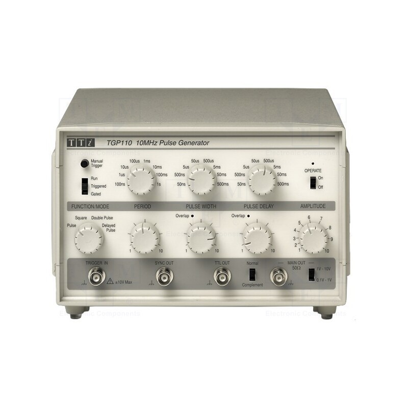 1 pcs x AIM-TTI - TPG110 - Generator: signal, 10MHz, 0,1Hz÷10MHz, Ch: 1, Plug: EU, 100÷240VAC