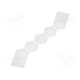 1 set x BOPLA - DA-D11 - Pressure compensation membrane, for enclosures, glued, 5pcs.