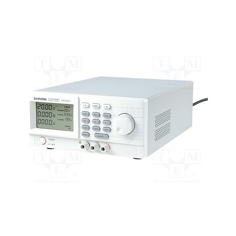 1 pcs x GW INSTEK - PSP-2010 - Power supply: programmable laboratory, Ch: 1, 0÷20VDC, 0÷10A