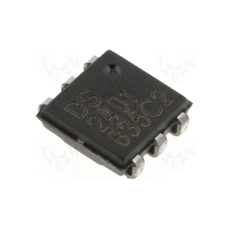1 pcs x Analog Devices (MAXIM INTEGRATED) - DS2401P+ - IC: memory, ROM, 8BROM, TSOC6, serial, SMD, 2.8÷6VDC
