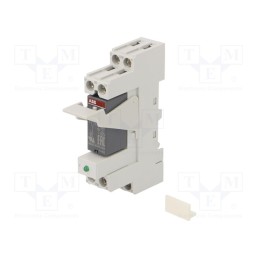 1 pcs x ABB - 1SVR405600R4010 - Relay: interface, SPDT, Ucoil: 12VDC, for DIN rail mounting