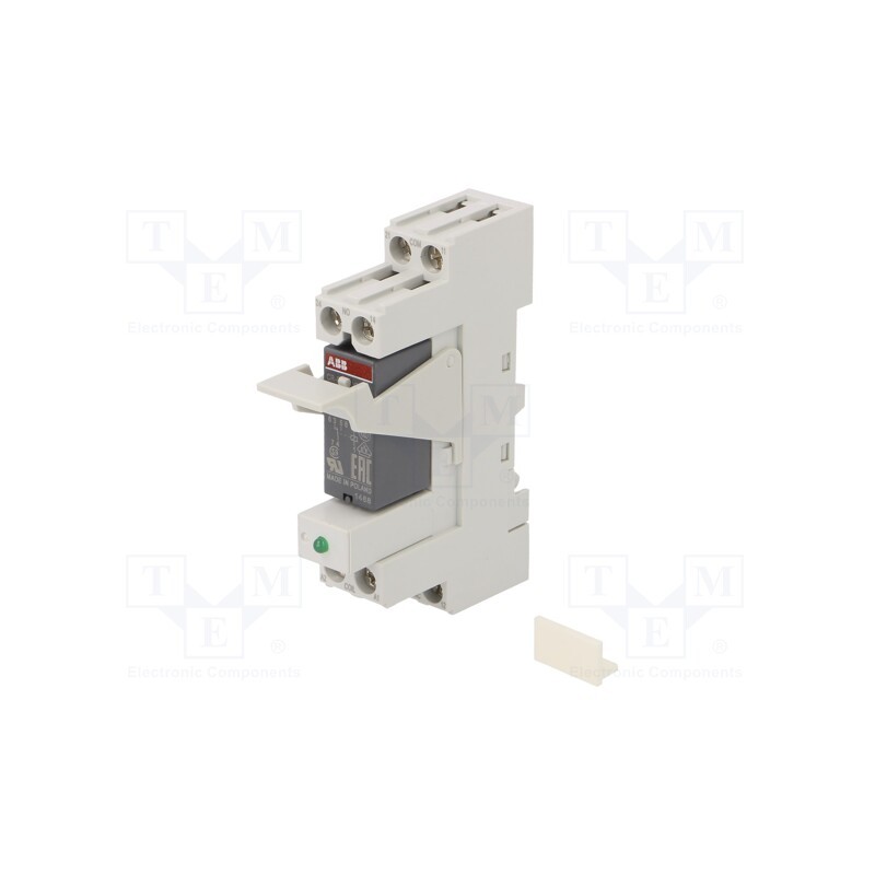 1 pcs x ABB - 1SVR405600R4010 - Relay: interface, SPDT, Ucoil: 12VDC, for DIN rail mounting