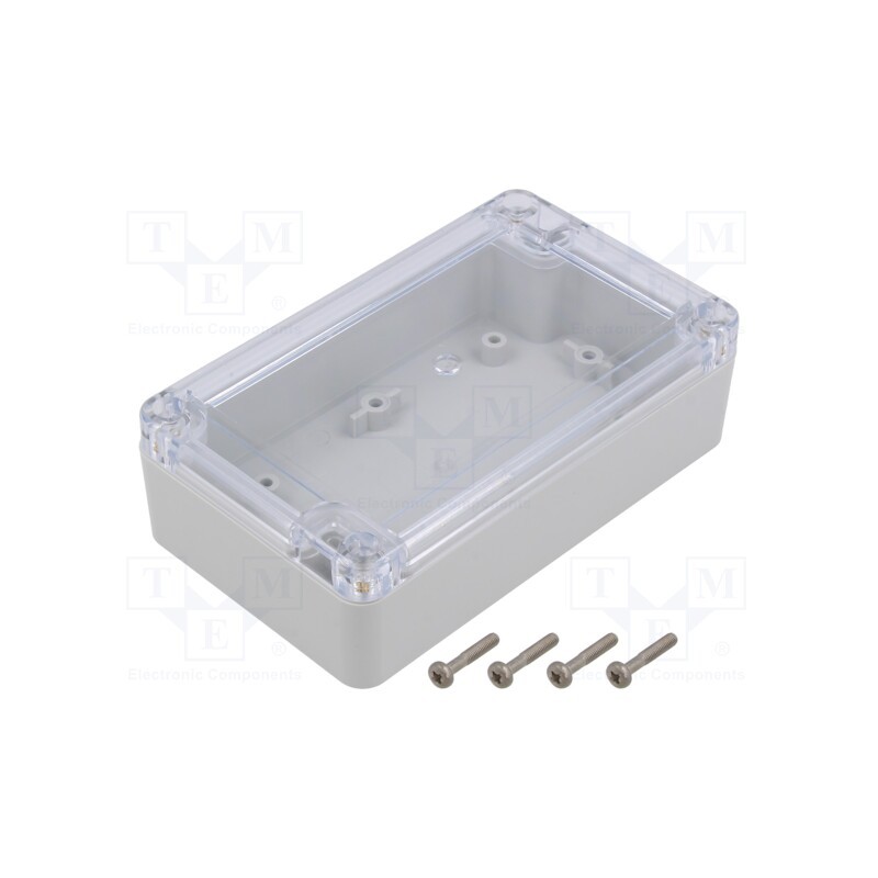 1 pcs x KRADEX - ZP125.75.37JP TM PC - Enclosure: multipurpose, X: 75mm, Y: 125mm, Z: 37mm, ZP, light grey
