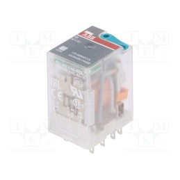 1 pcs x ABB - 1SVR405611R4300 - Relay: electromagnetic, DPDT, Ucoil: 60VDC, Icontacts max: 12A