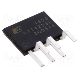 1 pcs x POWER INTEGRATIONS - LYT4223E - IC: PMIC, AC/DC switcher,LED driver, 160÷308V, Ubr: 725V, eSIP-7C