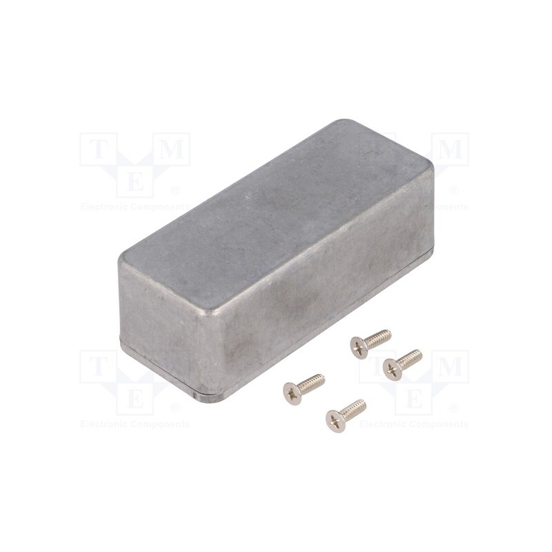 1 pcs x HAMMOND - 1590A - Enclosure: multipurpose, X: 39mm, Y: 93mm, Z: 27mm, 1590, aluminium
