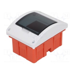 1 pcs x ELEKTRO-PLAST NASIELSK - 186641 - Enclosure: for modular components, IP40, plaster embedded, white