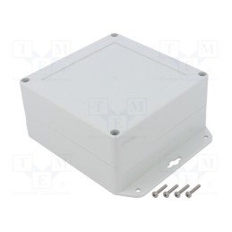 1 pcs x KRADEX - ZP120.120.60UJH TM PC - Enclosure: multipurpose, X: 120mm, Y: 120mm, Z: 60mm, ZP, light grey
