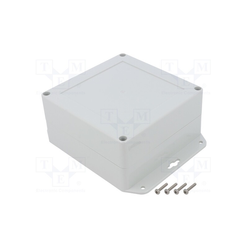 1 pcs x KRADEX - ZP120.120.60UJH TM PC - Enclosure: multipurpose, X: 120mm, Y: 120mm, Z: 60mm, ZP, light grey