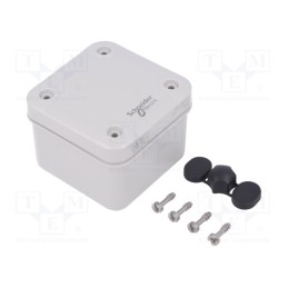 1 pcs x SCHNEIDER ELECTRIC - NSYTBP775 - Enclosure: multipurpose, X: 74mm, Y: 74mm, Z: 54mm, polycarbonate