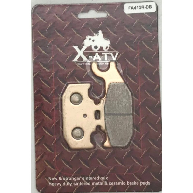 Brake pads suzuki kingquad 700 750 05 14 front left side fa413r db2