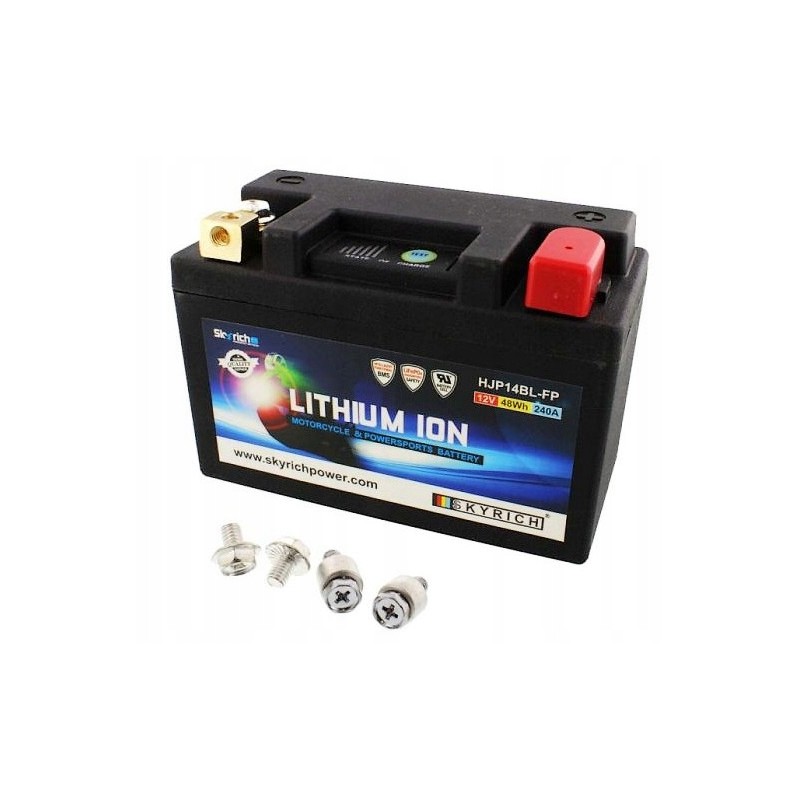 Lithium ion battery ltm14bl arctic cat 250 300