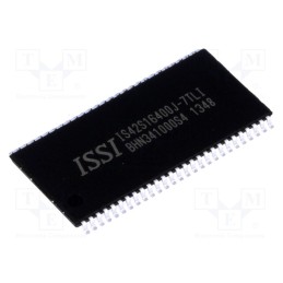 1 pcs x ISSI - IS42S16400J-7TLI - IC: DRAM memory, 64MbDRAM, 4Mx16bit, 143MHz, 7ns, TSOP54 II,