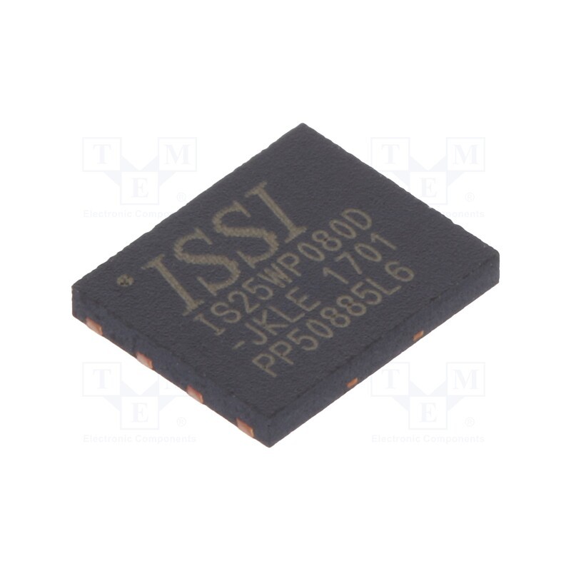 1 pcs x ISSI - IS25WP080D-JKLE - IC: FLASH memory, 8MbFLASH, DTR,QPI,SPI, 133MHz, 1.65÷1.95V, WSON8