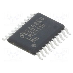 1 pcs x TEXAS INSTRUMENTS - LM25116MH/NOPB - IC: PMIC, DC/DC converter, Uin: 6÷42VDC, Uout: 1.215÷36VDC, 20A