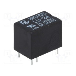 2 pcs x Recoy/RAYEX ELECTRONICS - LU-24 - Relay: electromagnetic, SPDT, Ucoil: 24VDC, Icontacts max: 3A, THT