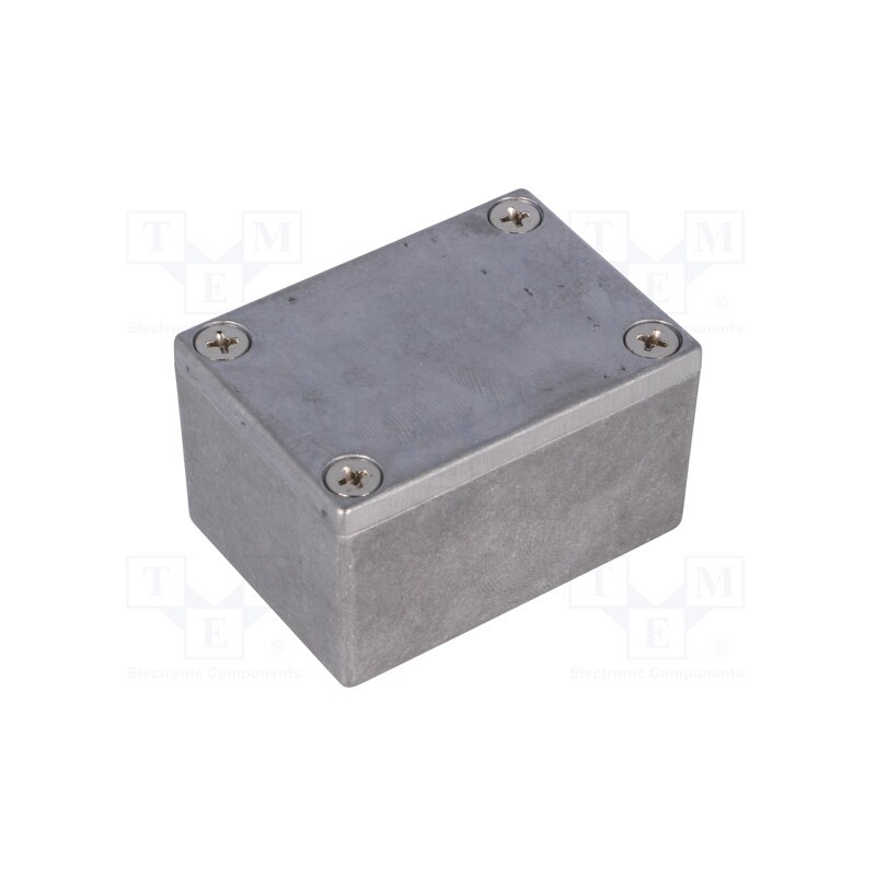 1 pcs x HAMMOND - 1590H - Enclosure: multipurpose, X: 38mm, Y: 52mm, Z: 27mm, 1590, aluminium