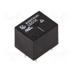 3 pcs x Recoy/RAYEX ELECTRONICS - LEG1A-5 - Relay: electromagnetic, SPST-NO, Ucoil: 5VDC, Icontacts max: 10A